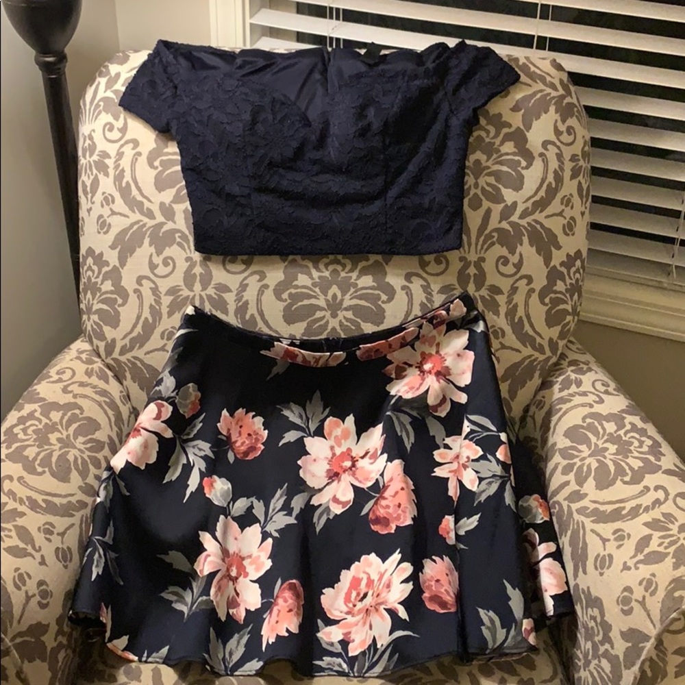 Navy blue hoco dress 🎊🎊